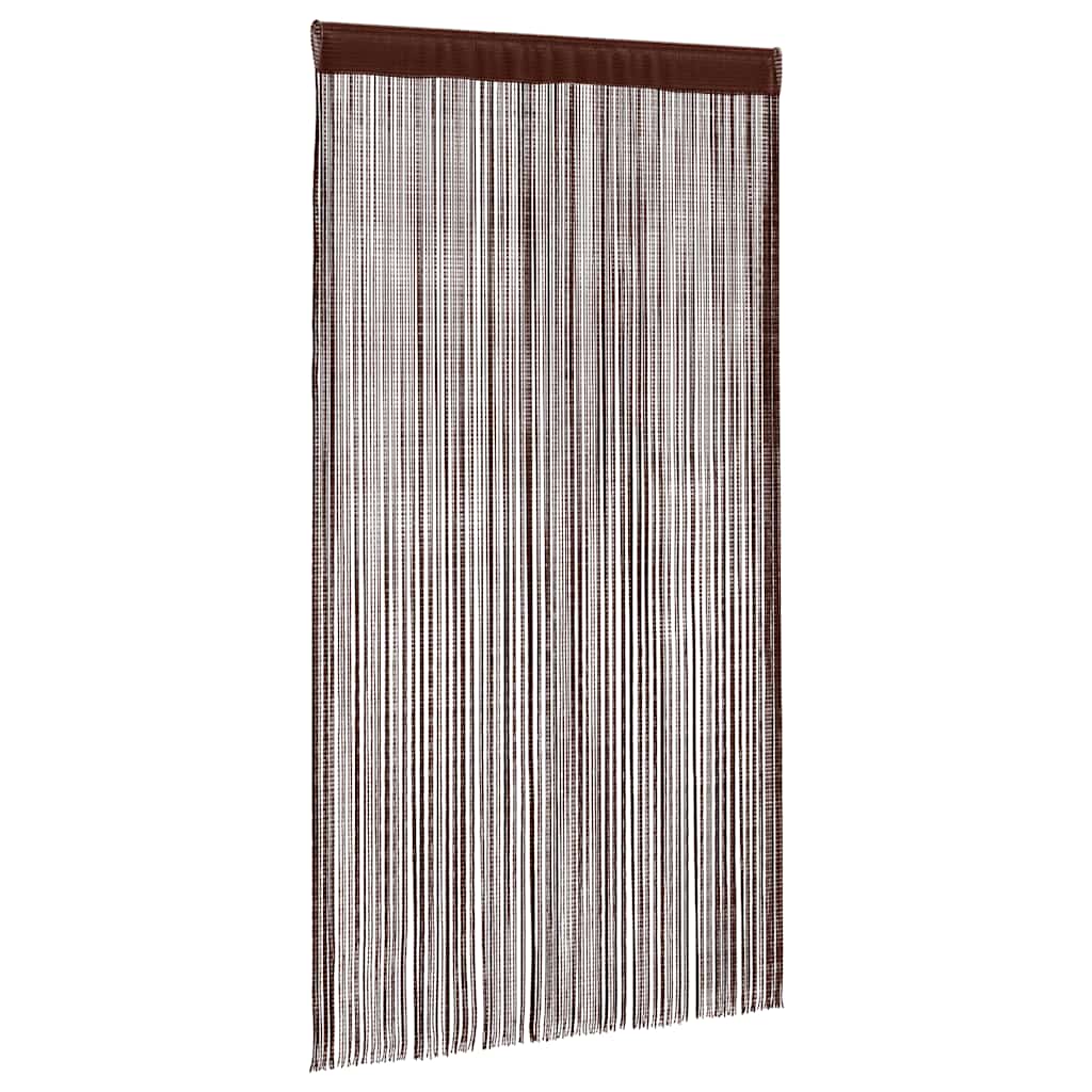 VIDAXL -Kabelvorhänge 100x250 cm Braun 2 PCs