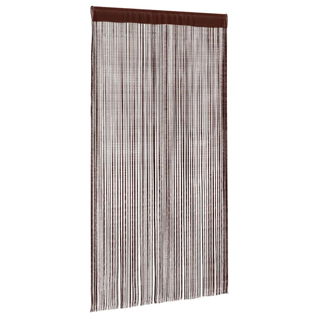 VIDAXL -Kabelvorhänge 140x250 cm Braun 2 PCs