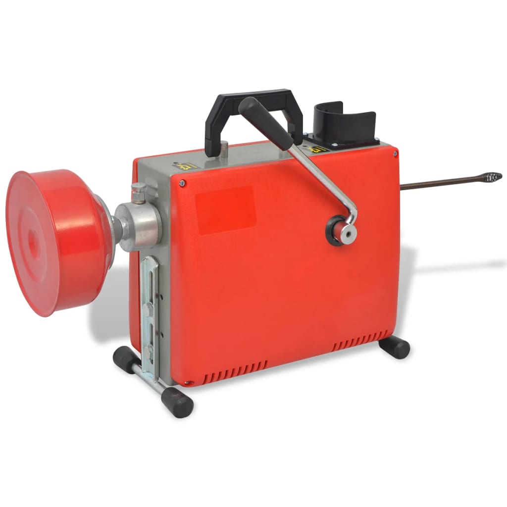 VIDAXL -Rohrleitungsreinigungsmaschine 250 W 15 m x 16 mm 4,5 m x 9,5 mm