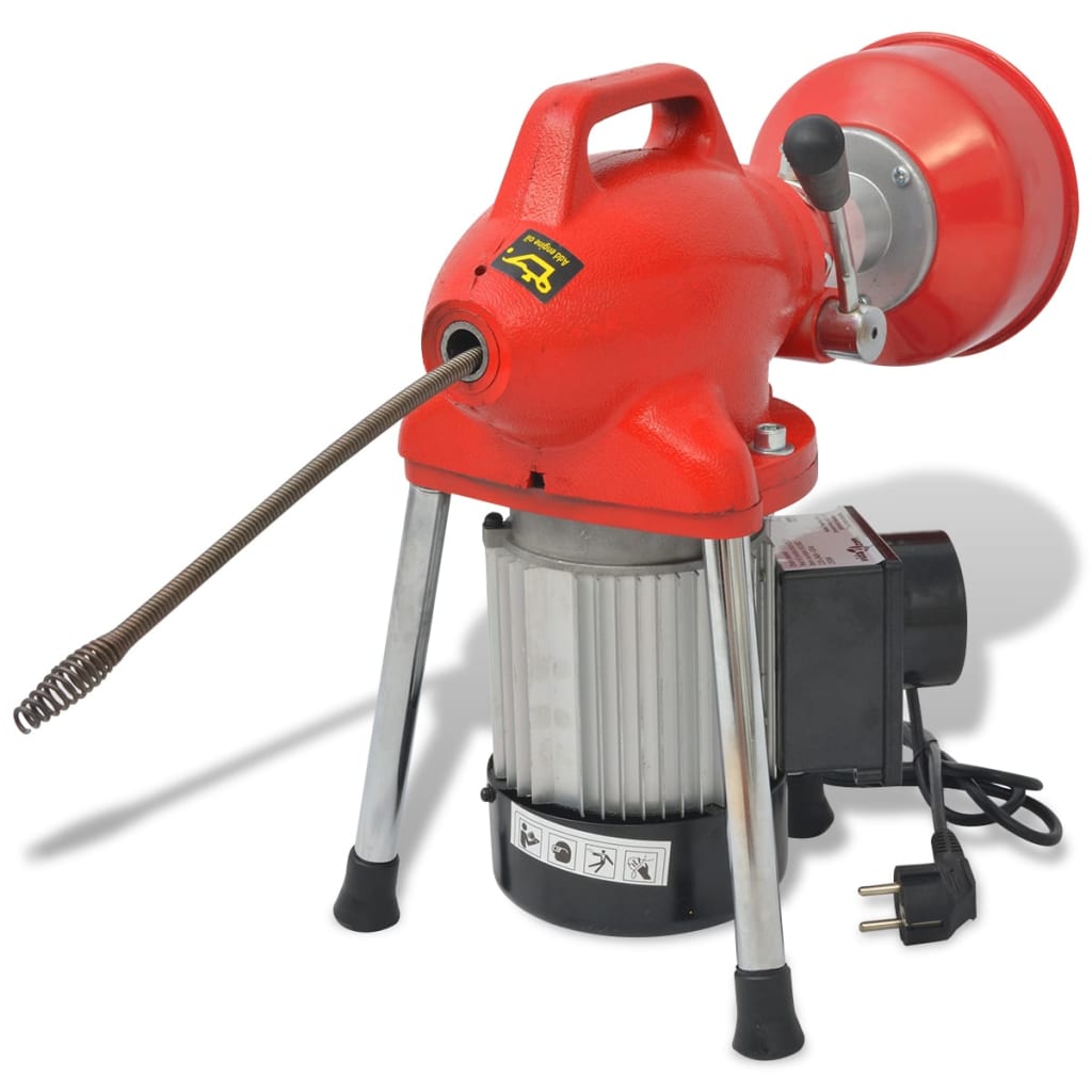 VIDAXL -Rohrleitungsreinigungsmaschine 250 W 12,5mx16mm 4,5mx9,5 mm