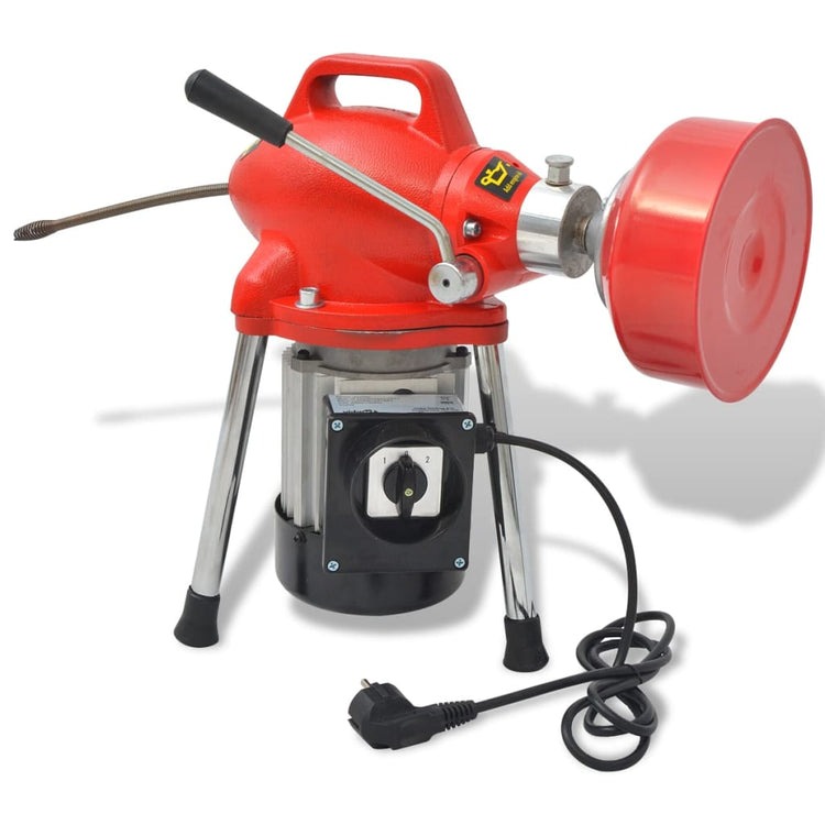 VIDAXL -Rohrleitungsreinigungsmaschine 250 W 12,5mx16mm 4,5mx9,5 mm