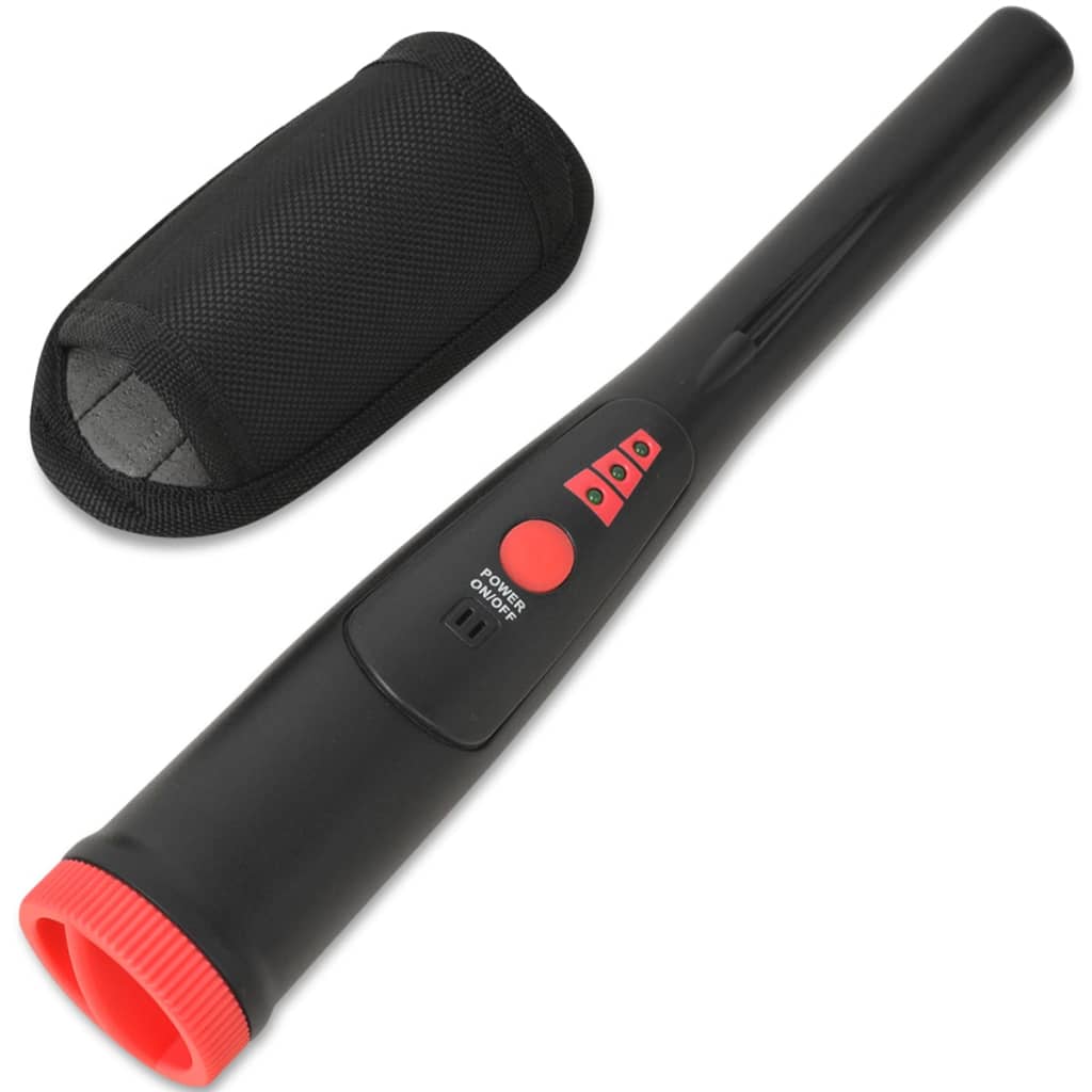 Vidaxl Pinpointer Metall -Detektor schwarz und rot