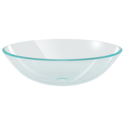 VIDAXL WASHBAIN HARTED GLAS 42 cm Transparent