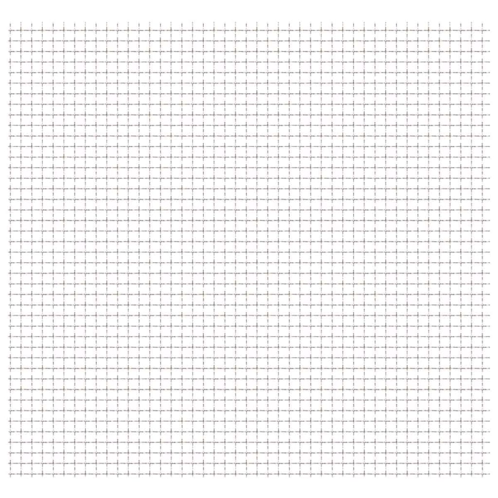 Vidaxl Drahtgate gewebtes Netz 100x85 cm 21x21x2,5 mm Edelstahl