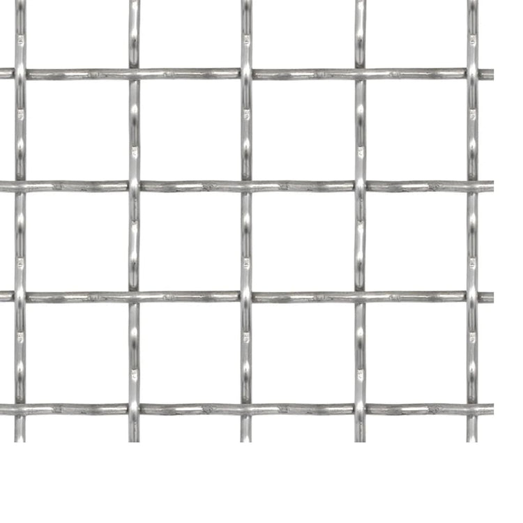 VIDAXL -Drahtzaun gewebter Netz 50x50 cm 31 x 31 x 3 mm Edelstahl