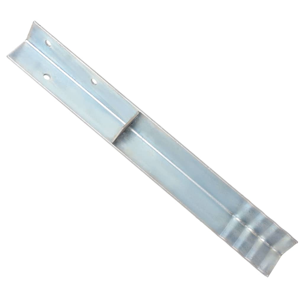 Vidaxl gemahlener Anker L-förmig 5x5x50 cm verzinkter Stahl 2 St.