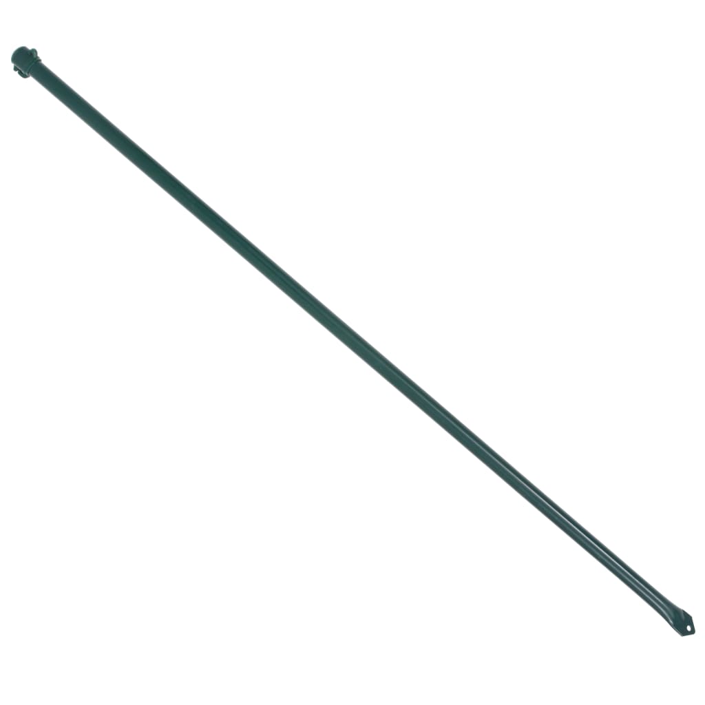 Vidaxl Garden Posts 1 m Metallgrün 10 Stcs