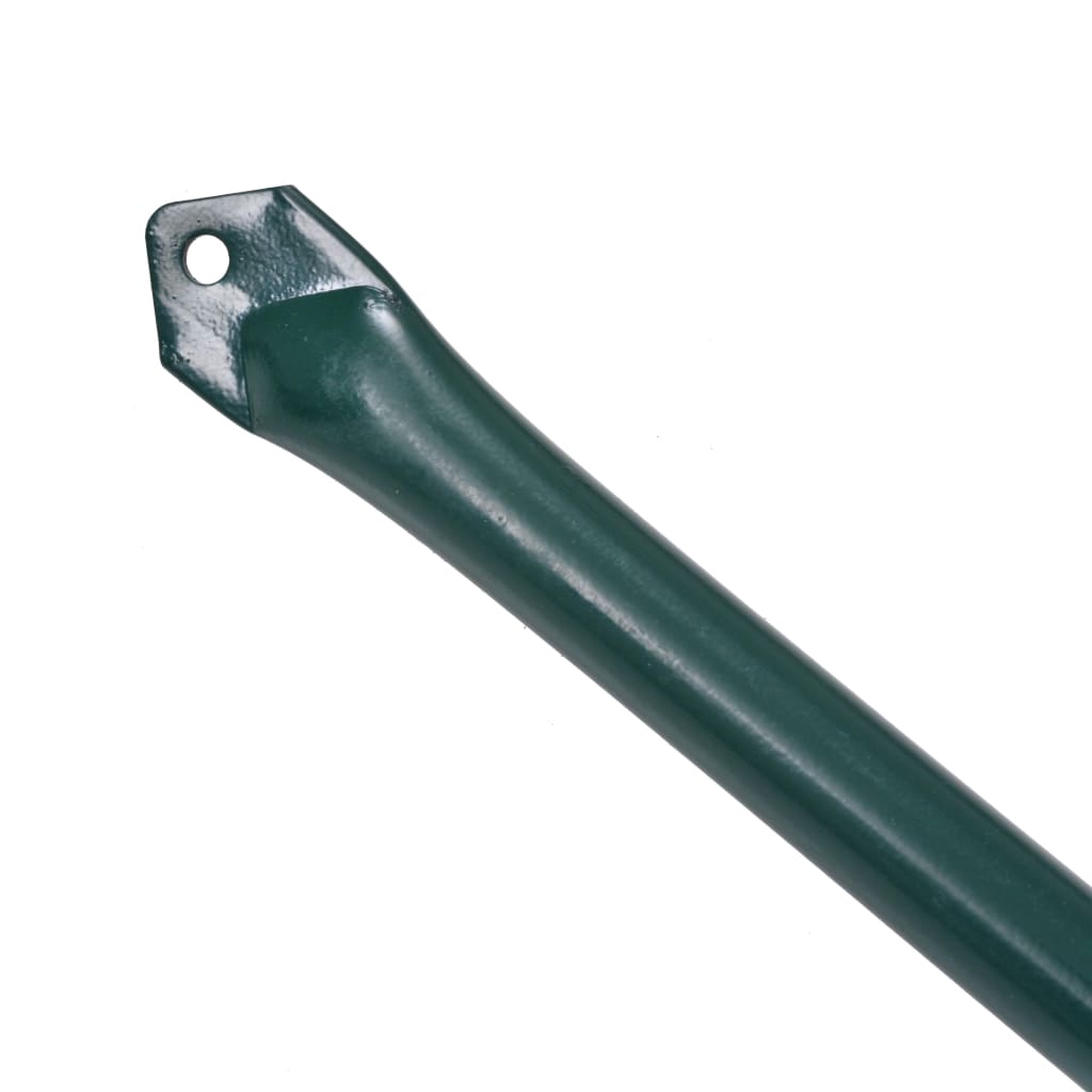 Vidaxl Garden Posts 1 m Metallgrün 10 Stcs