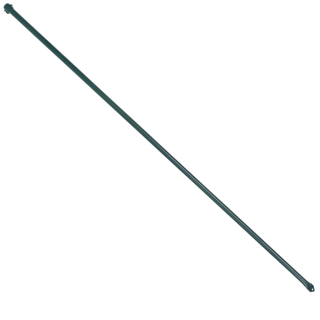 Vidaxl Garden Posts 1,5 m Metallgrün 10 Stcs