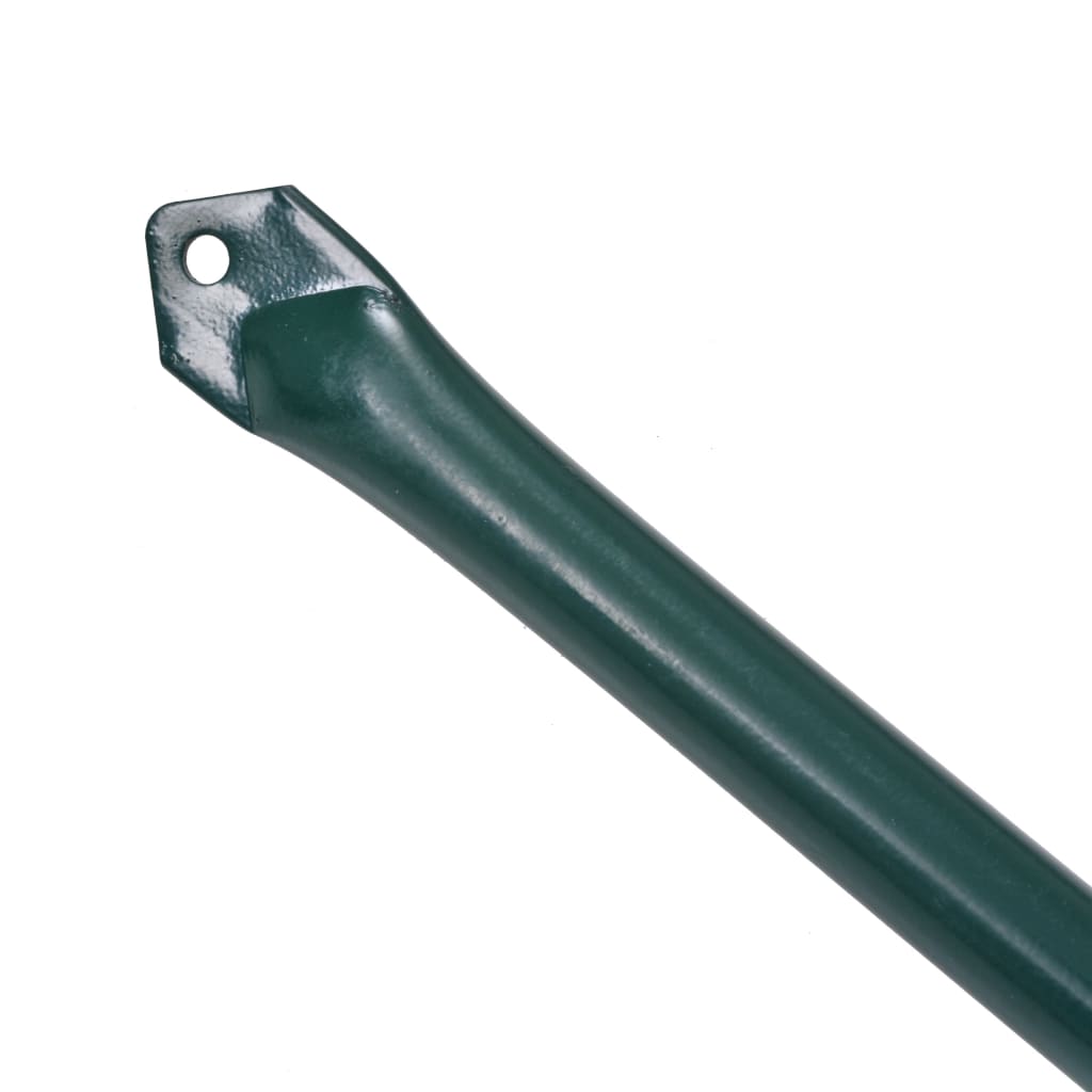 Vidaxl Garden Posts 1,5 m Metallgrün 10 Stcs
