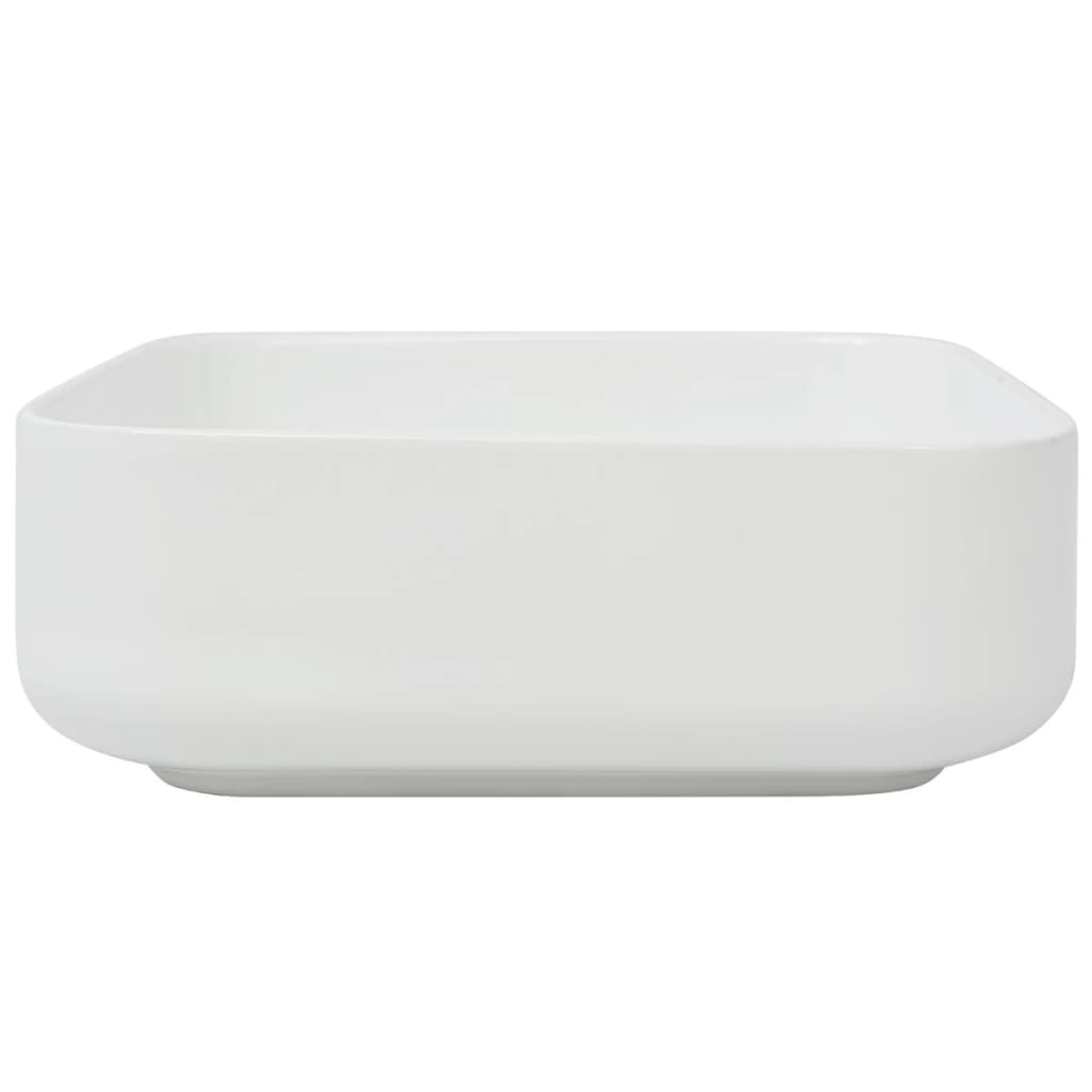 VIDAXL WASHBAIN Square White 39x39x13,5 cm Keramik