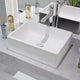 VIDAXL WASHBAIN Weiß 41x30x12 cm Keramik