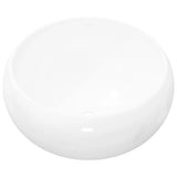 Vidaxl Washbeasin rund 40x15 cm Keramik Weiß - afbeelding 2