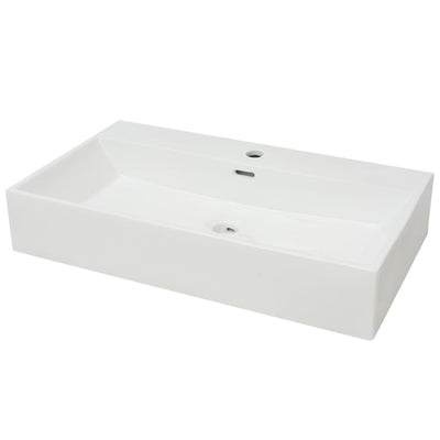 VIDAXL WASHBAIN mit Taphole White 76x42.5x14,5 cm Muermiek