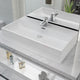 VIDAXL WASHBAIN mit Taphole White 76x42.5x14,5 cm Muermiek