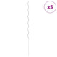 VIDAXL NALL STICK Spiral 170 cm verzinkter Stahl 5 STs 5 STs