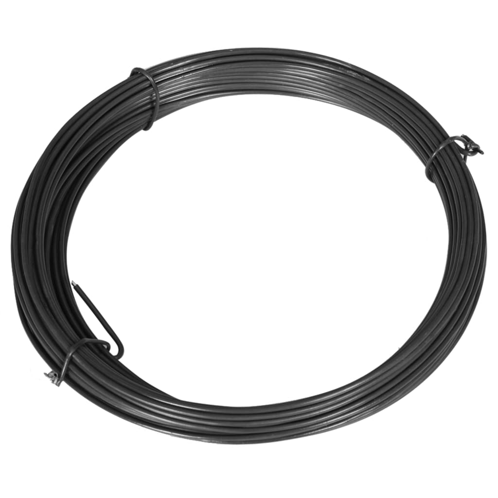 Vidaxl Hekbind -Gewinde 25 m 1,4 2 mm Stahlgrau