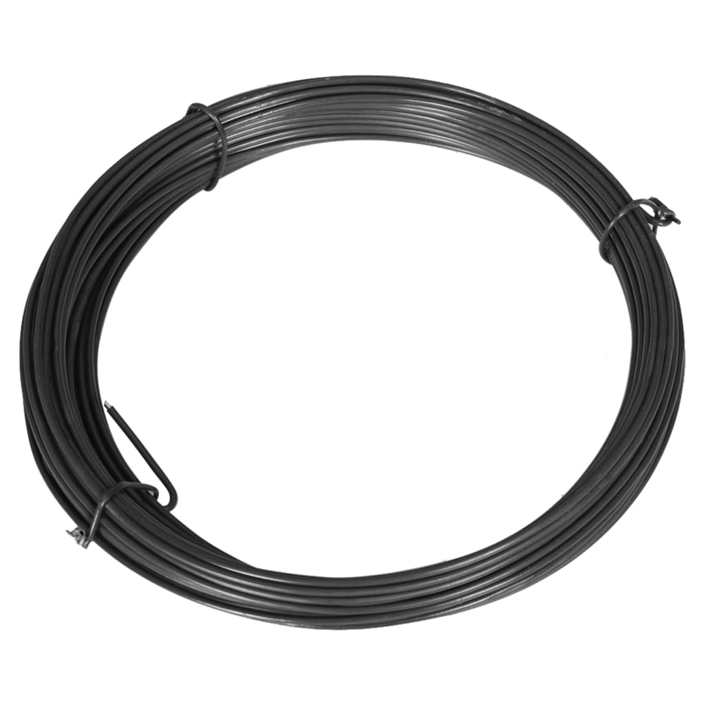 Vidaxl Hekbind -Gewinde 25 m 1,4 2 mm Stahlgrau