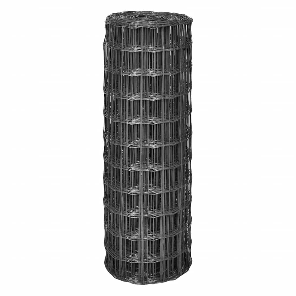Vidaxl HEK 25x1,2 m Stahlgrau