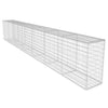 Vidaxl Schanskorf Wand mit Deckel 600x50x100 cm verzinkter Stahl