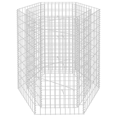 Vidaxl Gabion Pflanzer Insent Hexagonal 100x90x100 cm