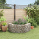 Vidaxl Gabion -Pflanzer vermehrte hexagonale 160x140x50 cm