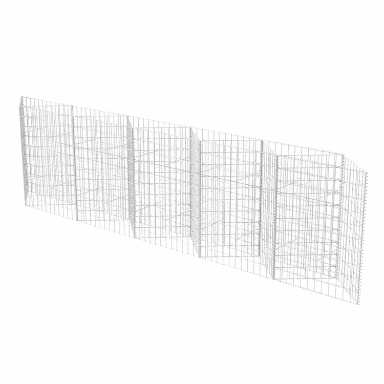 Vidaxl Gabion Basket 300x30x100 cm verzinkter Stahl