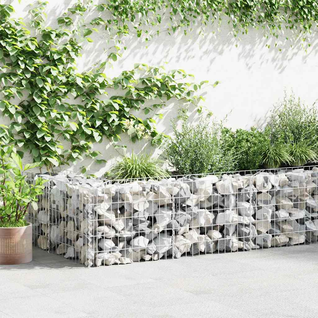 Vidaxl Gabion Basket 300x30x50 cm verzinkter Stahl