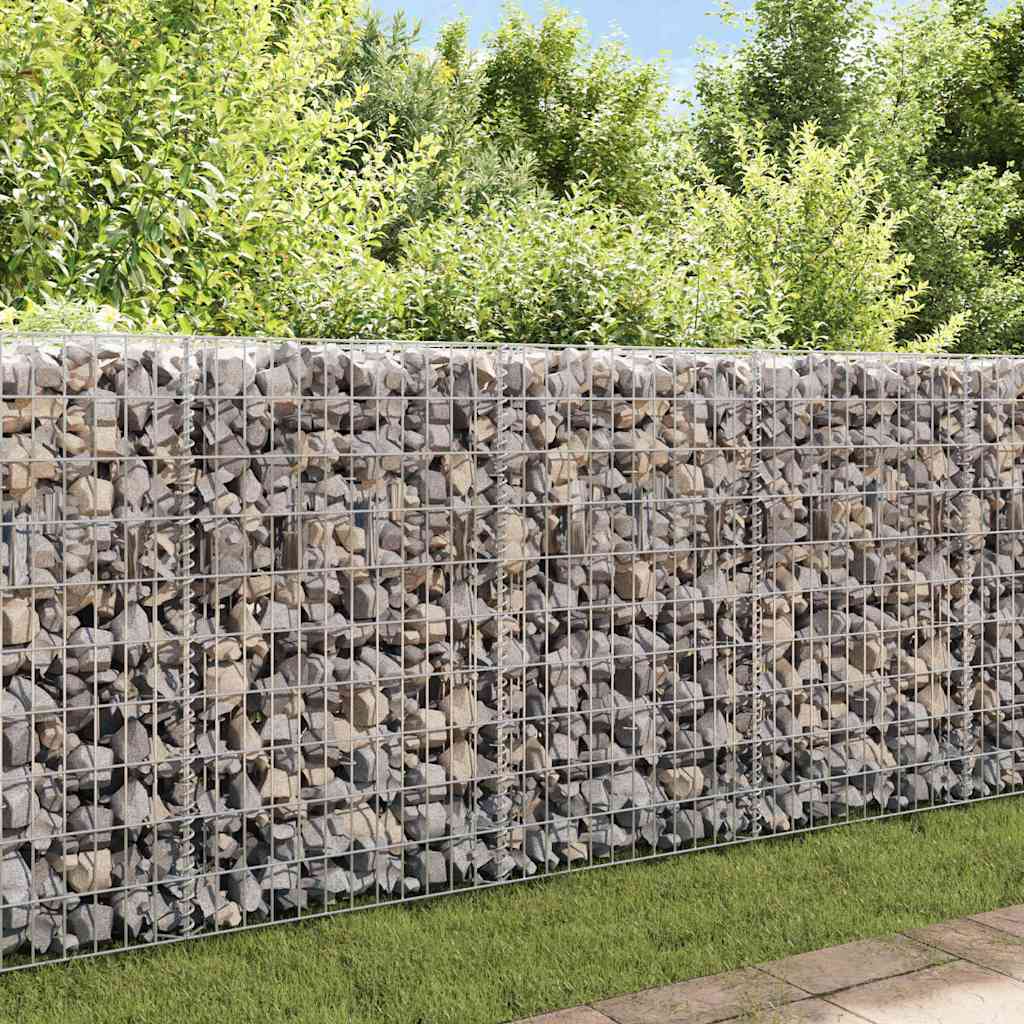 Vidaxl Gabion Basket 120x30x100 cm verzinkter Stahl