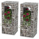 VIDAXL SCHANS -BORKPLANNTERS 2 ST 50x50x120 cm Stahl