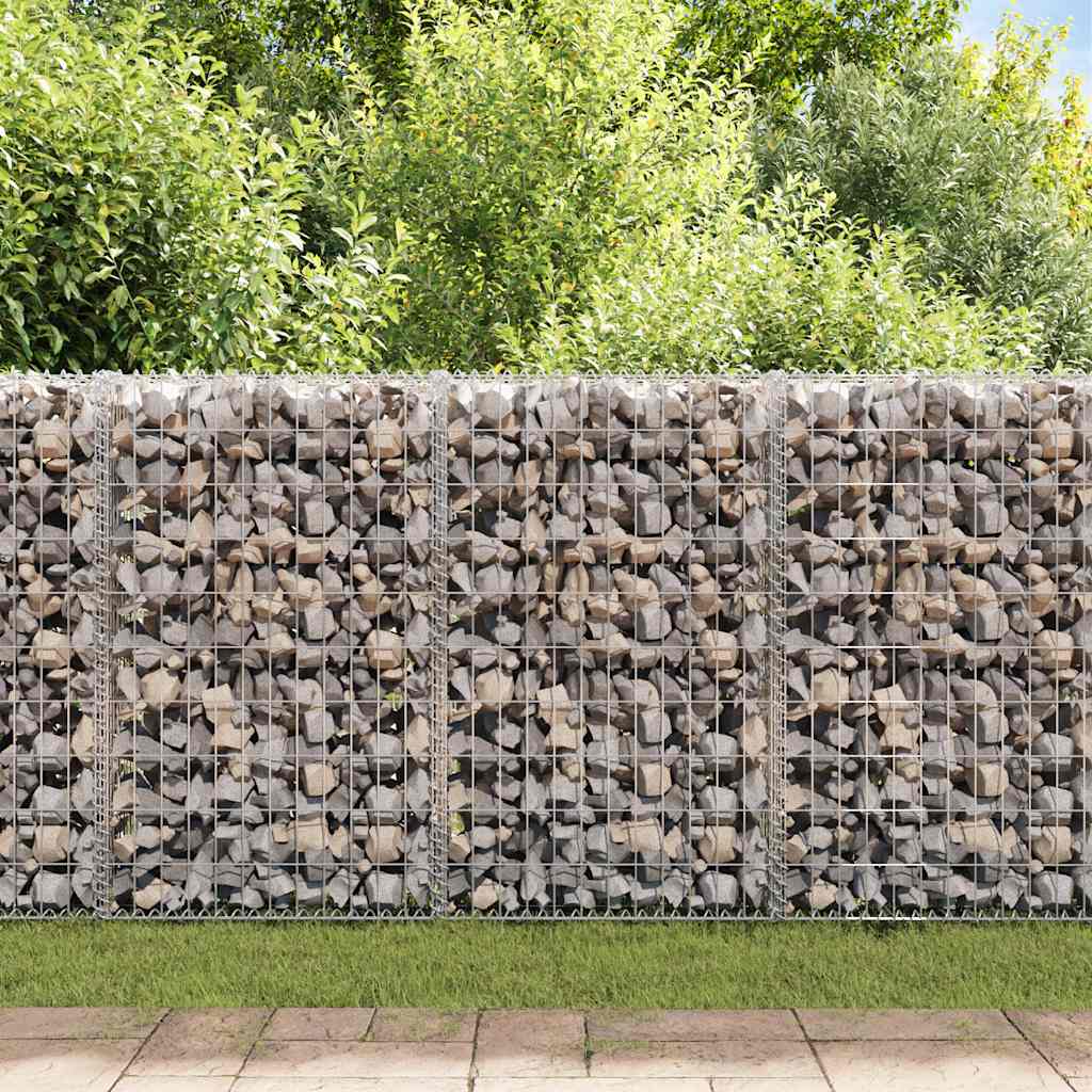 Vidaxl Gabion Basket 200x30x100 cm verzinkter Stahl