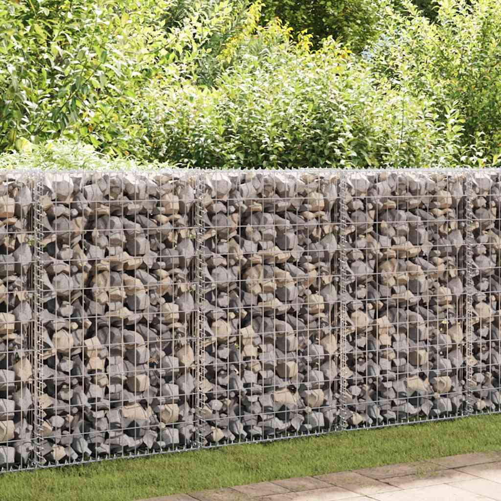 Vidaxl Gabion Basket 200x50x100 cm verzinkter Stahl
