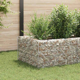 VIDAXL GABION -Planungsbox erhöht 360x90x50 cm Stahl - afbeelding 1