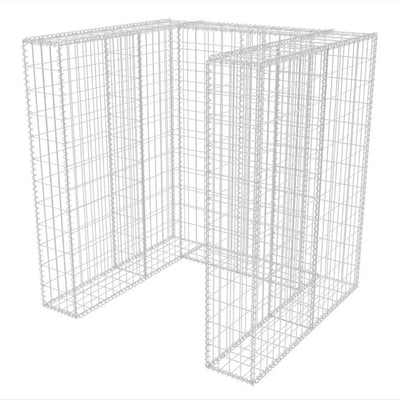 VIDAXL SCHANSKORF Ein Müllbehälterumwandlung 110x100x120 cm Stahl