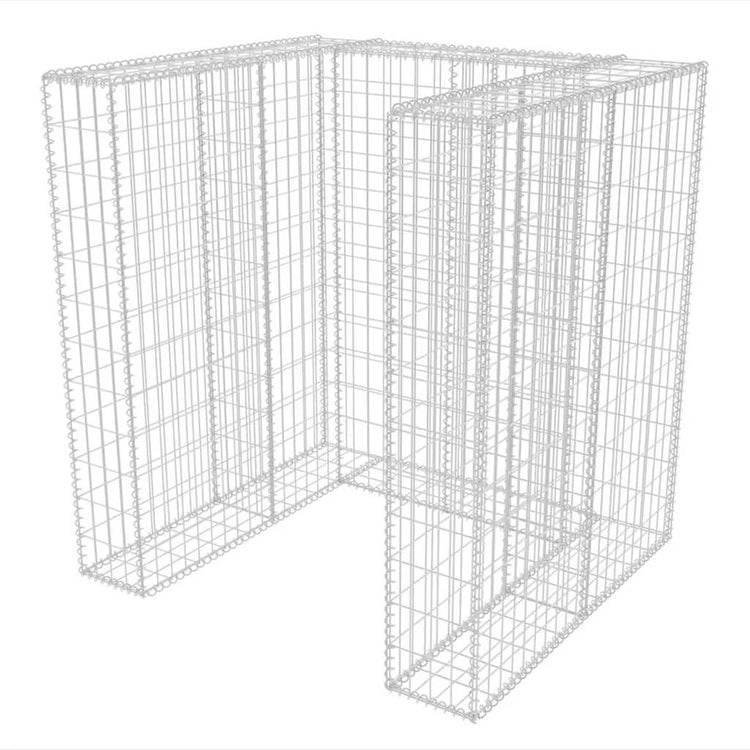 VIDAXL SCHANSKORF Ein Müllbehälterumwandlung 110x100x120 cm Stahl