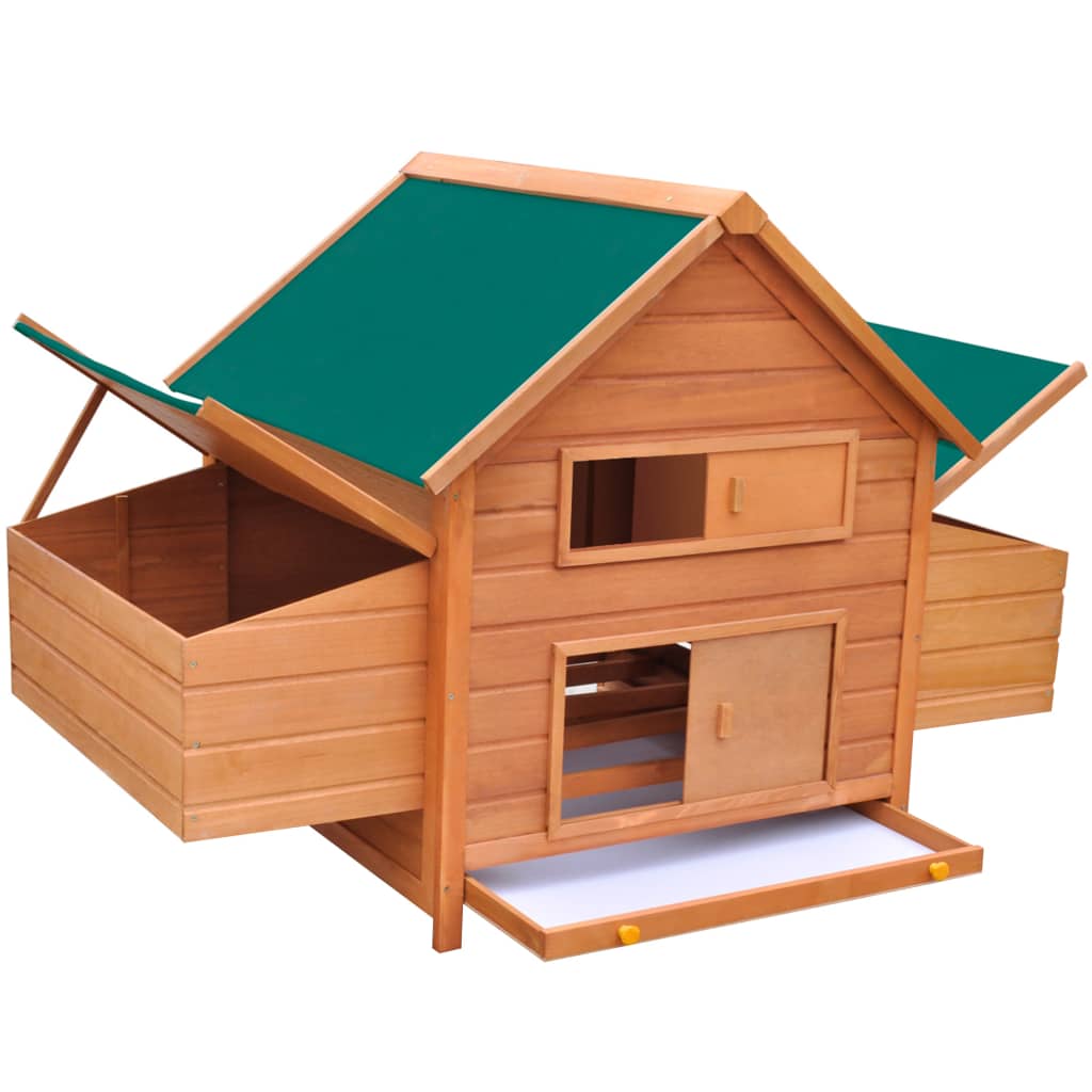 Vidaxl Chicken Coop 157x97x110 cm Holz