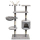 Vidaxl Cat Scraping Post mit Sisal -Kratzern 125 cm Grau