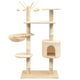 Vidaxl Cat Scraping Post mit Sisal -Kratzern 125 cm Beige