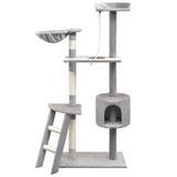 Vidaxl Cat Scraping Post mit Sisal -Kratzern 150 cm grau - afbeelding 1