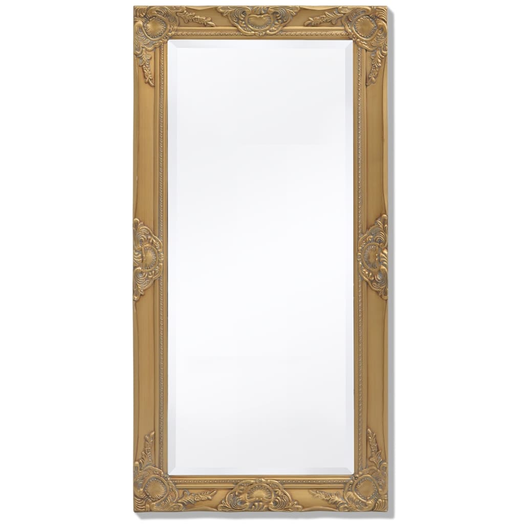 Vidaxl Wandspiegel Barock 100 x 50 cm Gold