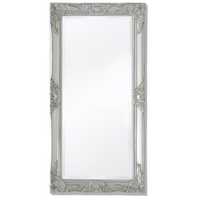 Vidaxl Wandspiegel Barock 100 x 50 cm Silber