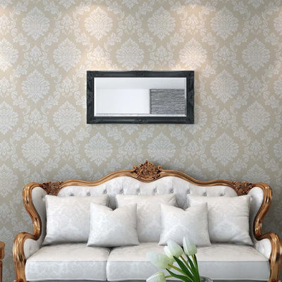 Vidaxl Wandspiegel Barock 100 x 50 cm schwarz