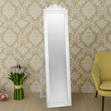 VIDAXL Mirror abgelöst Barockstil 160x40 cm Weiß - afbeelding 1