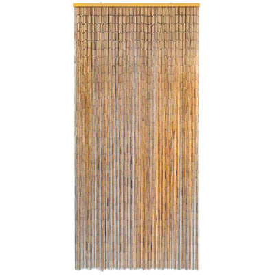 Vidaxl -Türvorhang 90x200 cm Bambus