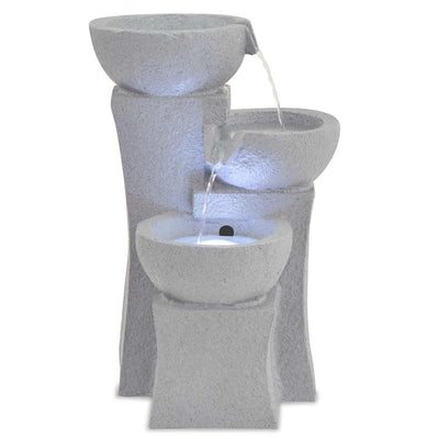 Vidaxl Innenbrunnen mit LED -Beleuchtung Polyresin