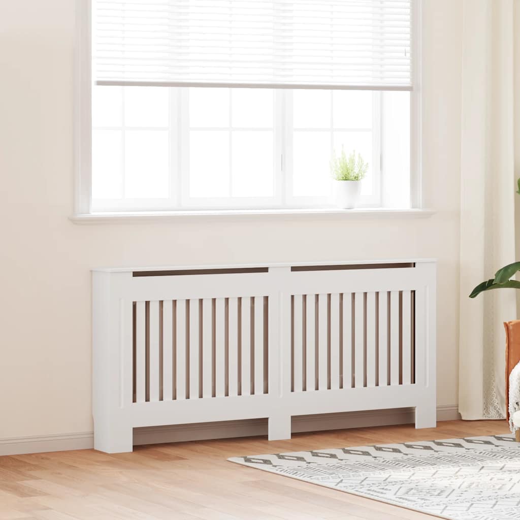 VIDAXL -Radiatorkonstruktion weißer MDF 172 cm