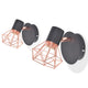 Vidaxl Wandlampe E14 Schwarz und Kupfer 2 STs