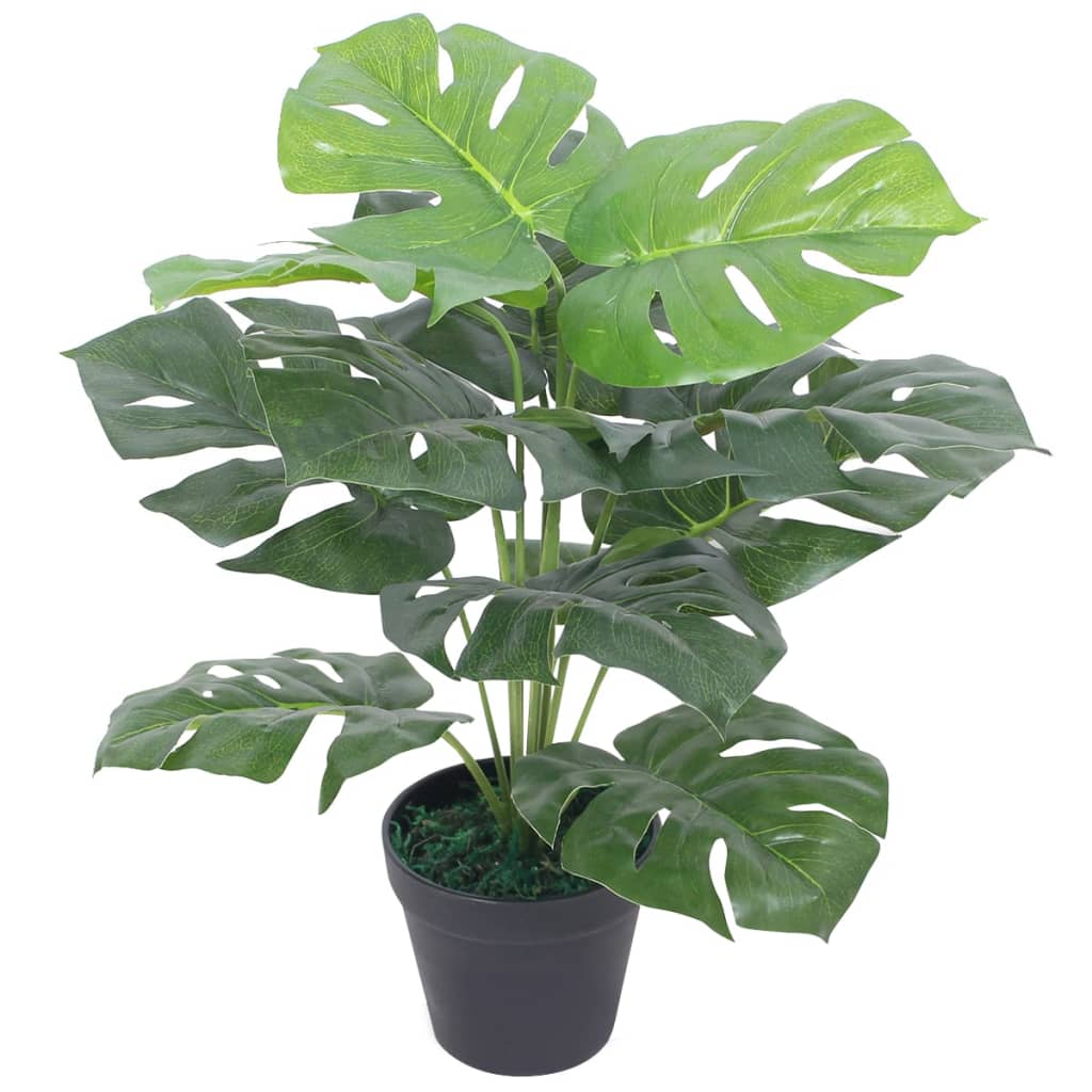 Vidaxl Künstliche Pflanze mit Topfmonstera 45 cm Grün