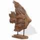 Vidaxx Fischstatue 40x12x57 cm Teakholz