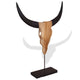 Vidaxx Stierstatue 66x15x88 cm Teakholz